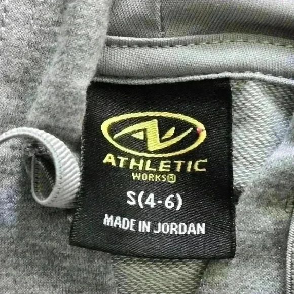 ATHLETIC small  grey womens hoodie/sweater - Picture 7 of 8